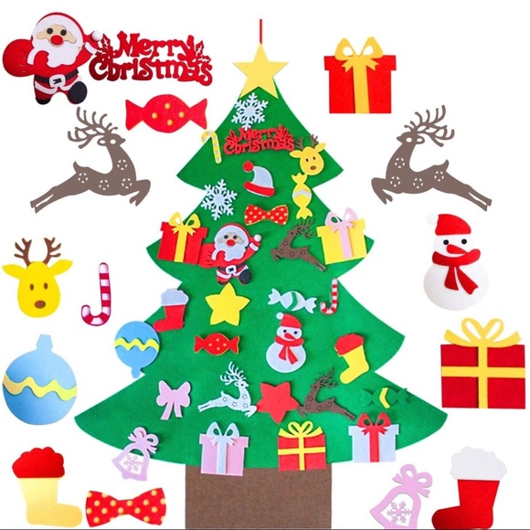 DIY Felt Christmas Tree Set